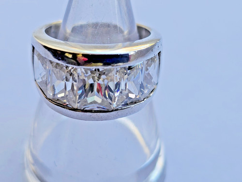 Silber und goshenit ring - goshenit,