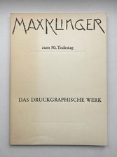Max Klinger : zum 50. Todestag