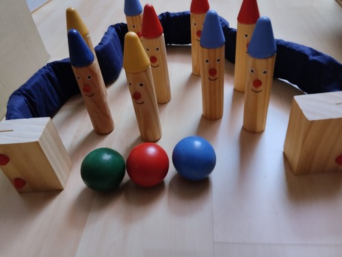 Kegelspiel teilig - 13,