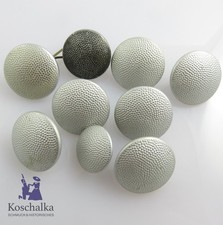 Uniformknöpfe Offizier Wehrmacht, Konvolut 9 Stück, Original (4076EBA)