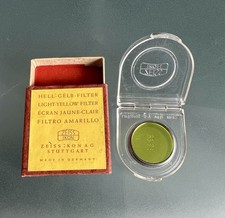 Zeiss Ikon Filter gelb hell S27 382 / G 27mm Farbfilter Objektiv Zubehör