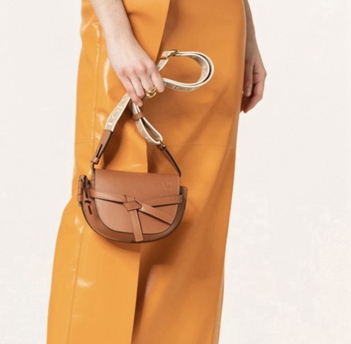 Loewe mini gate dual cognac - mini,