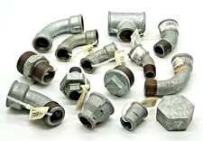 Conmetall Temperguss Fittings Gewindefittings Fittinge Temperguß Rohr - verzinkt