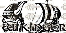 Aufkleber "Wikinger" groß