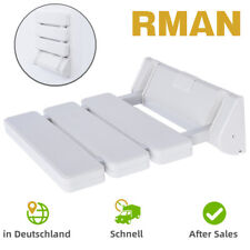 RMAN Duschklappsitz Wandmontage Klappsitz Dusche hochklappbar Duschstuhl 130 kg