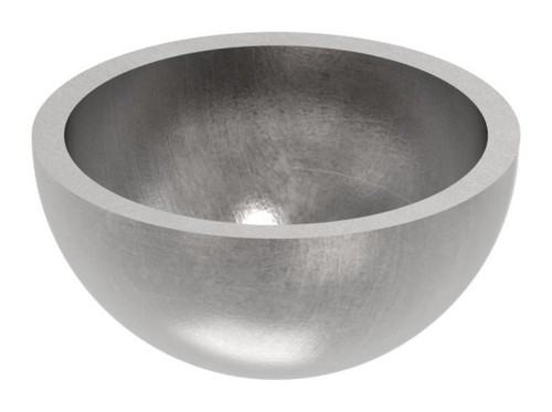 Halbhohlkugel zierkugel stahl - zierkugel,
