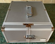 ALUMINIM MÜNZE / SAMMELKOFFER LEUCHTTURM / LEUCHTTERM - FASST FÜNF MÜNZTABLEAUS