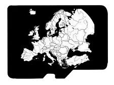 TOPO Europa Karte microSD für Garmin Geräte Freizeitkarte Radfahren Navi Biken
