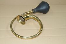 Messing Ballhupe Oldtimerhupe Tröte  38 cm  Durchmesser 15 cm Brass  Hupe