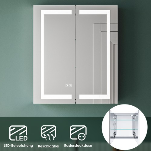 Spiegelschrank mit led - spiegelschrank,