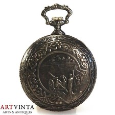 Tavannes Taschenuhr Repoussé