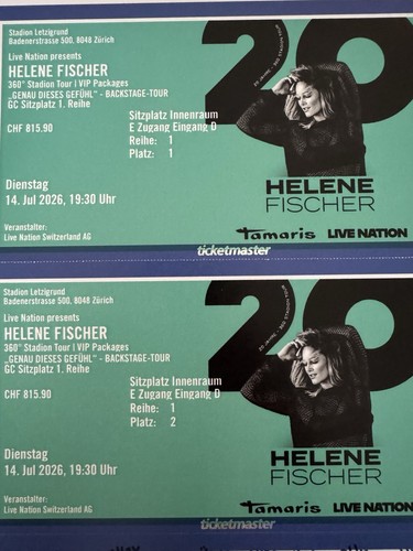 Helene fischer tickets - helene, 2