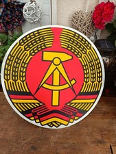 DDR Schild - Wappen Emblem PVC Relief - Propaganda Durchmesser Original Xxl
