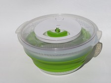 Emsa Salatschleuder faltbar Spülmaschinenfest grün/weiß