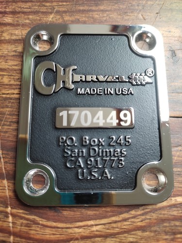 Neck plate charvel - neck, /