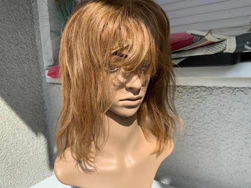 Echthaar perücke honigblond - perücke,