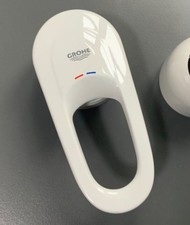 Grohe Europlus Küchenarmatur Ersatzteile Griff + Rosette in weiß , Rarität