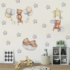 Wandsticker 3 Babybären mit