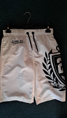 Label badeshort weiß - label,