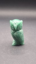 Jade Figur China Eule  Statue