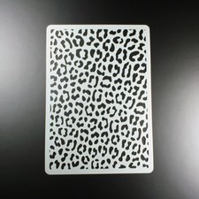 A4 Schablone Leoparden Fell Muster Pattern - BM407