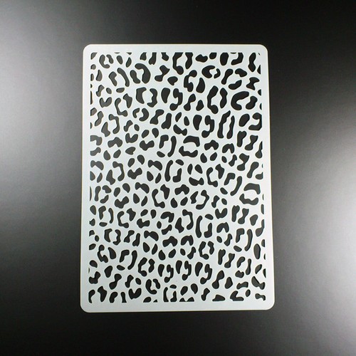 Schablone leoparden fell - schablone,