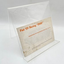 Fiat Mod. 131 Racing "2000" Betriebsanleitung Bedienung Ergänzung 1978 Oldtimer