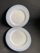 2 x Kuchenteller Dessertteller Seltmann Weiden Ascona blau 19,5cm