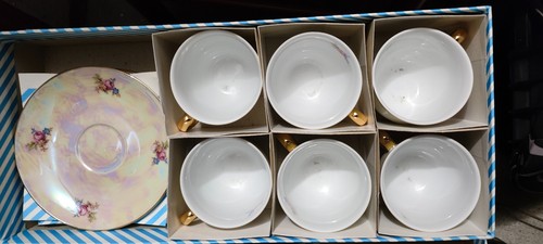 Sechsteiliges kaffeeservice - sechsteiliges,