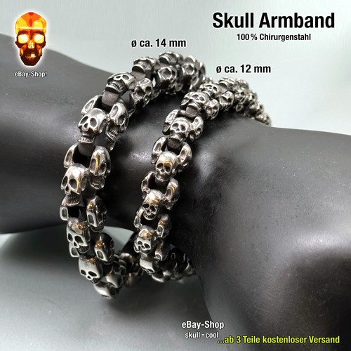 Skull armband - mm,