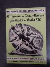 Hertha Zehlendorf : Hertha BSC Berlin 12.11.1967 Programm Bundesliga DFB Origi