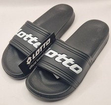 Lotto Herren Badeschuhe Slipper Sandalen schwarz Gr. 38 39 40 Sport Duschschuhe