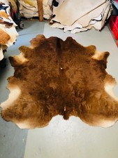 RINDERFELL,BULLENFELL,KALBFELL,CHROMFREI,DIREKT AUS GERBEREI , BRAUN ,TOP!!