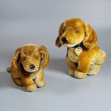 Steiff: 1949-57 * sitzender Jung Dackel Bazi * Hund 14cm * komplett *