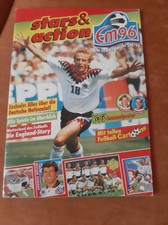 EM 96 Duplo Hanuta Sammelalbum mit einigen Stickern/Bildern