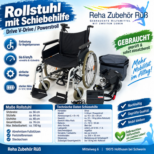 Drive brems schiebehilfe - brems-, &