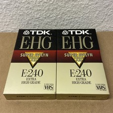 2x TDK E-HG 240 Minuten 4