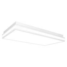 LED-Deckenleuchte, 60 x 30 x 8,6 cm, weiß, mehrfarbig - A