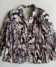 WHITE LABEL Blazer Gr. 44 Animalprint neu