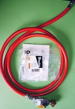 #2418# Gasschlauch Regler Druckminderer Manometer 50mbar Propangasschlauch 150cm