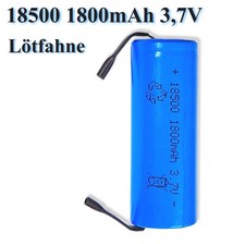 18500 3,7 V 1800 mah