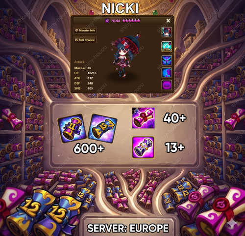 Summoners war ld5 nicki - war, eu!