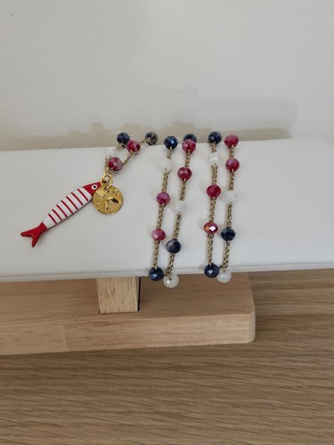 Lange halskette mit - lange,