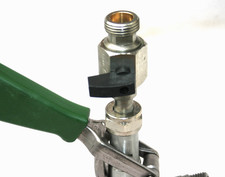 Bier-Absperrhahn  für KEG - Zapfkopf, Bier-Abstellhahn, Hobbybrauer