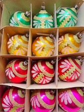 12 x DDR Lauscha Glas