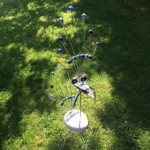 Edelstahl vogel 110cm - edelstahl,  110cm
