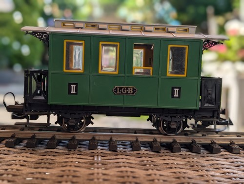 Lgb spur personenwagen mit - g,