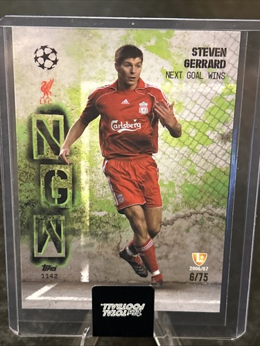 Steven gerrard topps total - steven,