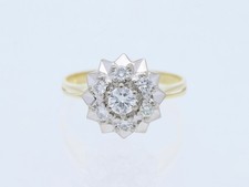 vintage Gold Ring Brillanten