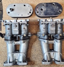 SOLEX 40 PII-4 DOPELVERGASERANLAGE KOMPLETT FÜR PORSCHE 356 / 912